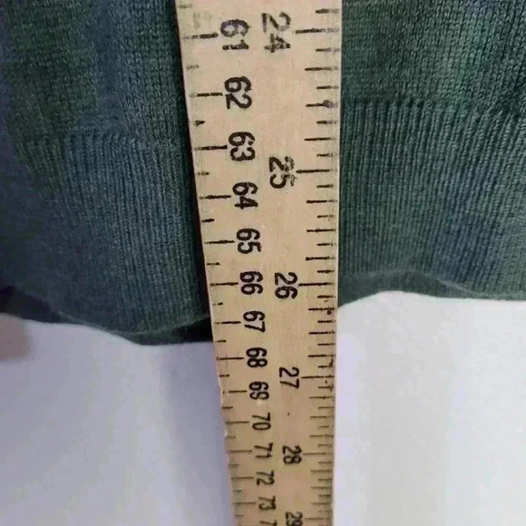 Jos A Bank XL Green Morino Wool Vest - Picture 5 of 6